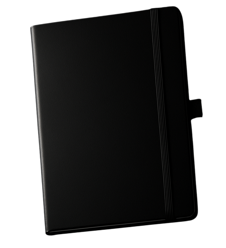 شهادة جلد فاخر لون اسود