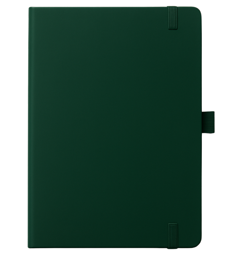 شهادة جلد فاخر لون أخضر