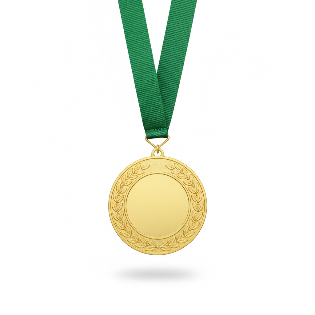 ميدالية رياضية ذهبي